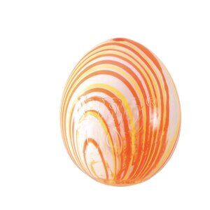 Nee Doh Orange/Yellow Swirlie Eggs Sensory Toy 2.5" Soft Dough Filling